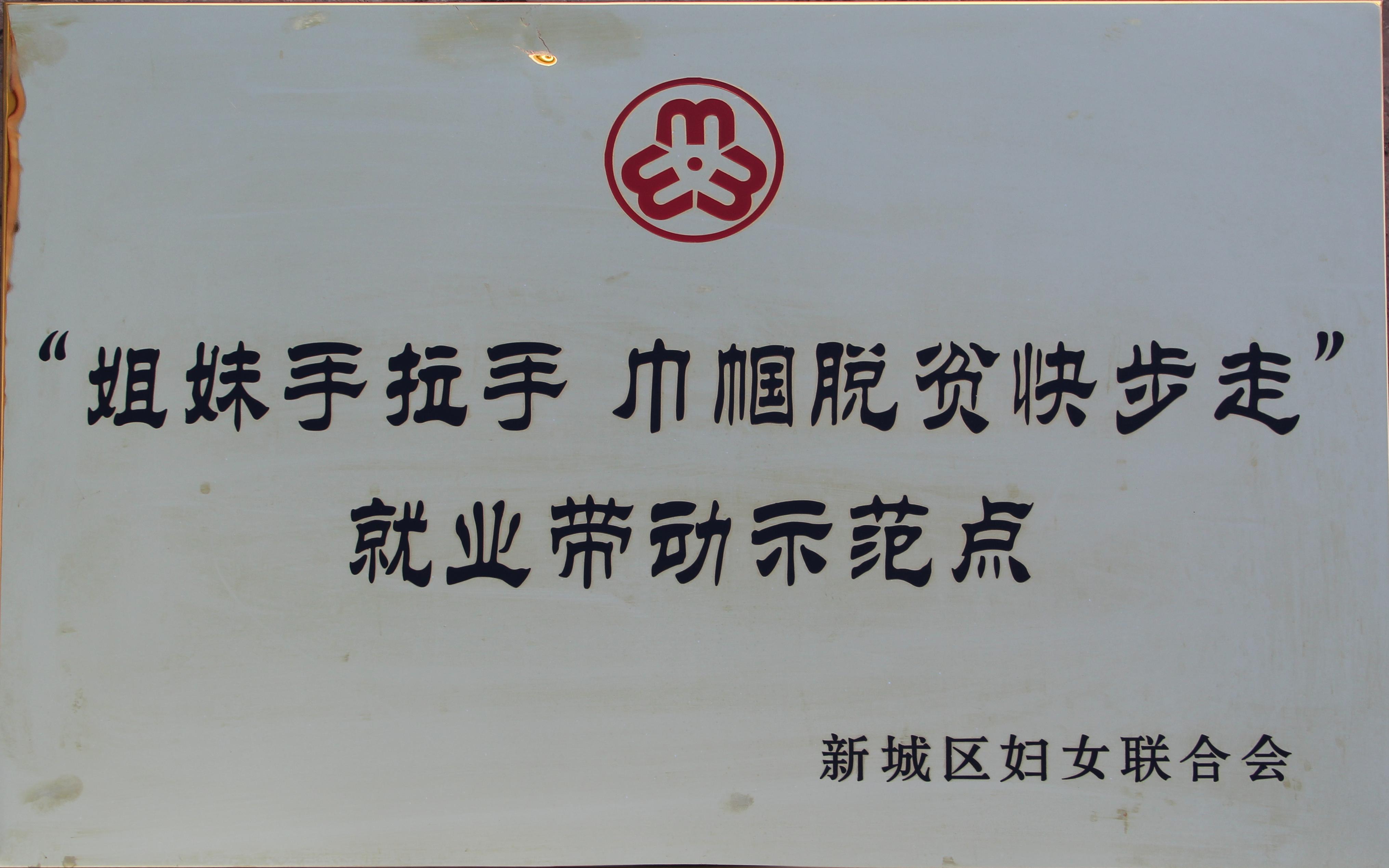 ”姐妹手拉手，巾幗脫貧快步走“就業(yè)帶動示范點(diǎn)